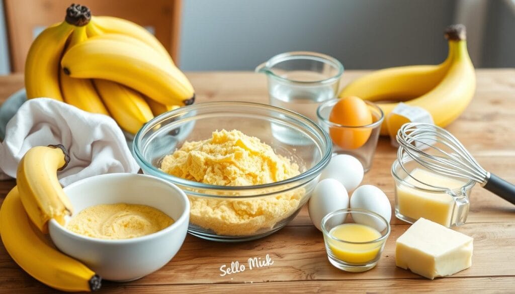 Banana cake mix ingredients