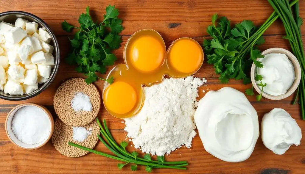 Ingredients for flatbread