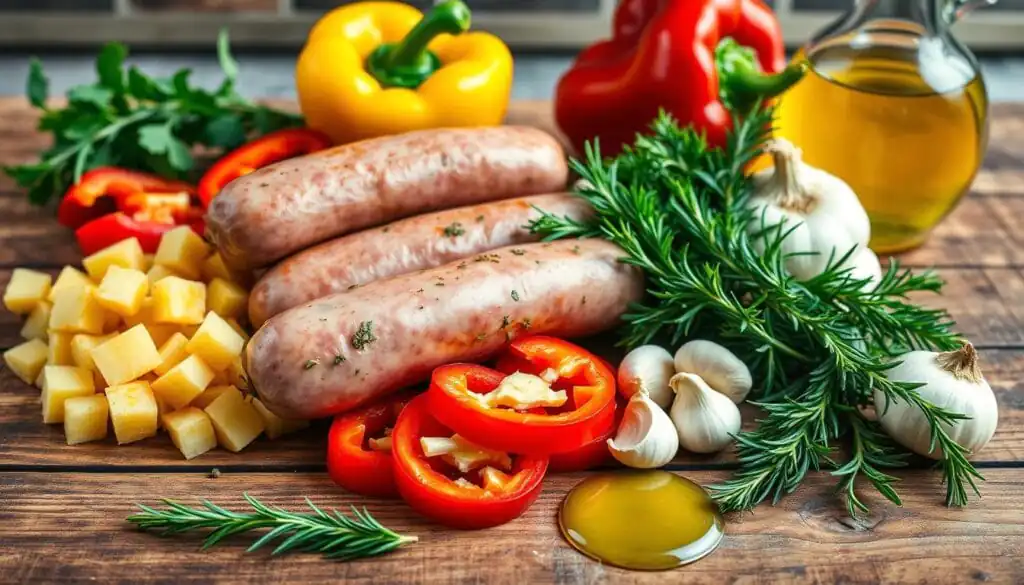 Italian sausage potato casserole ingredients