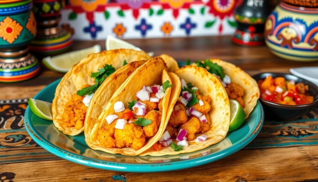 Mexican potato tacos