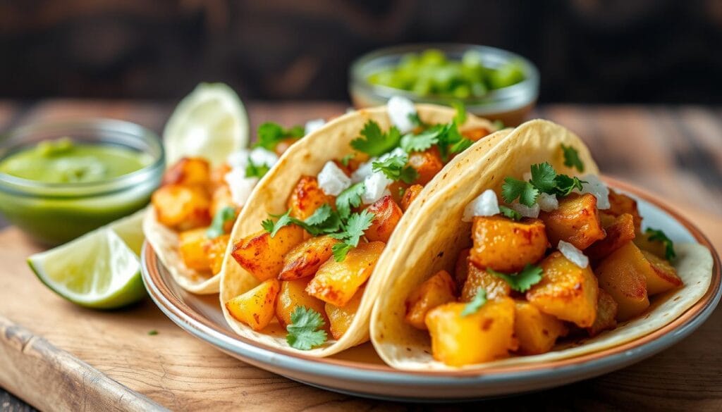 authentic tacos de papas