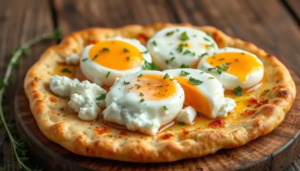 baked cottage cheese flatbread