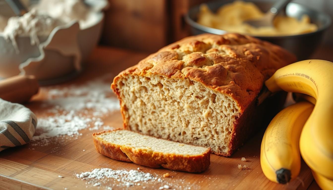 banana bread with cake mix