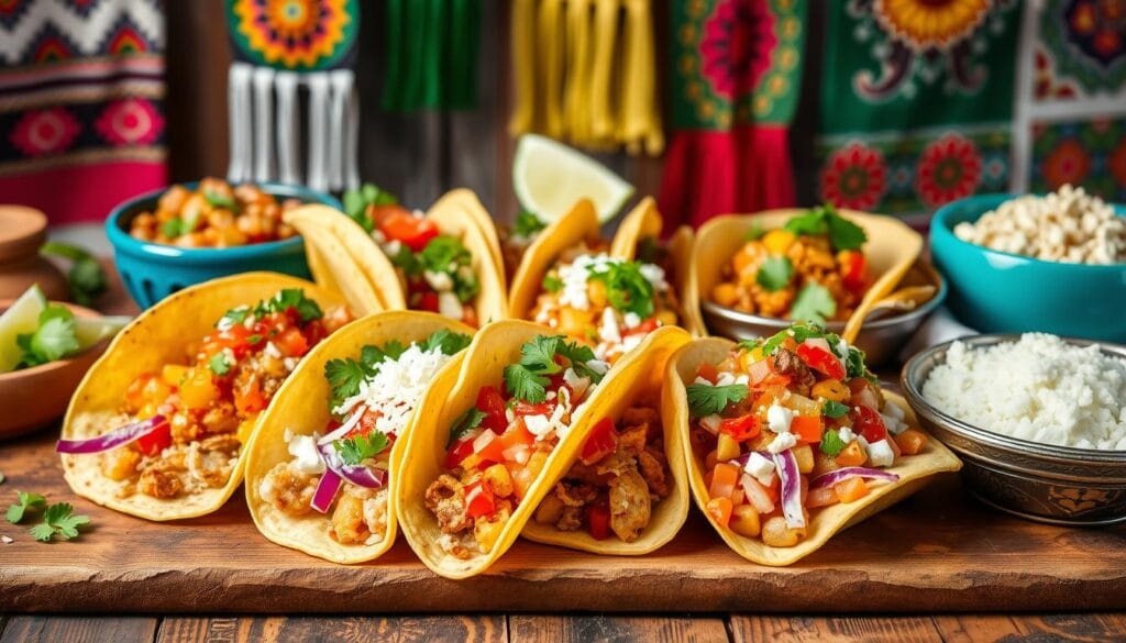 regional variations of Mexican potato tacos