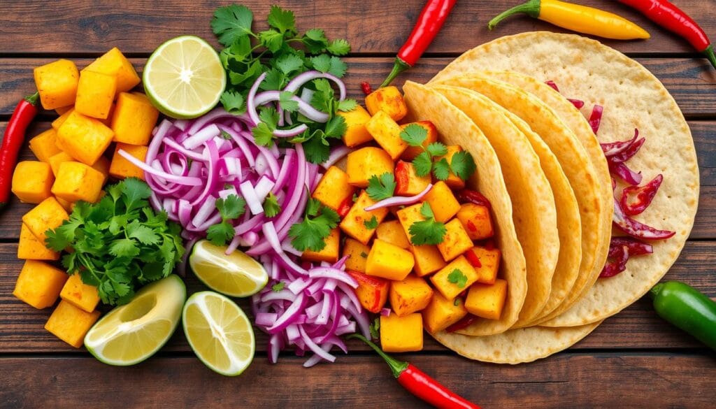 tacos de papas ingredients