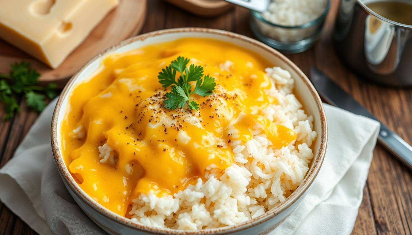 cheesy rice