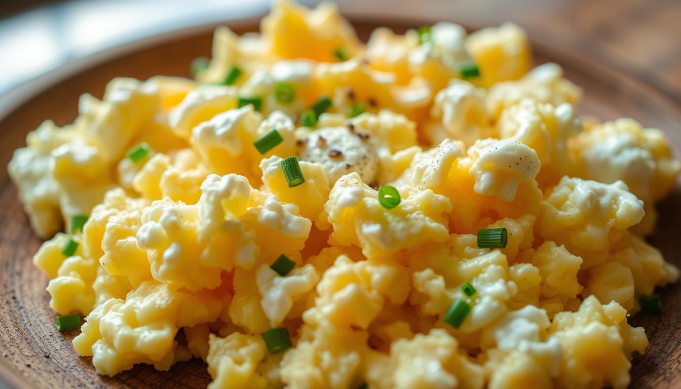 cottage cheese in eggs