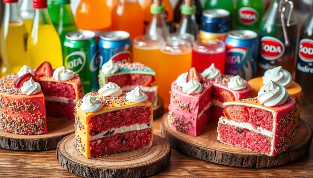 soda-infused cakes