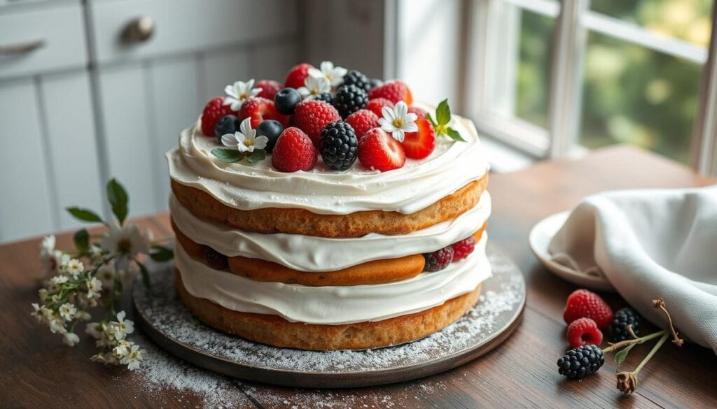 vegan vanilla cake